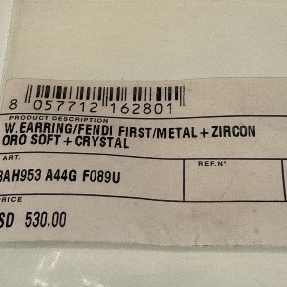 Brand New Fendi Earrings - Picture 7 of 7